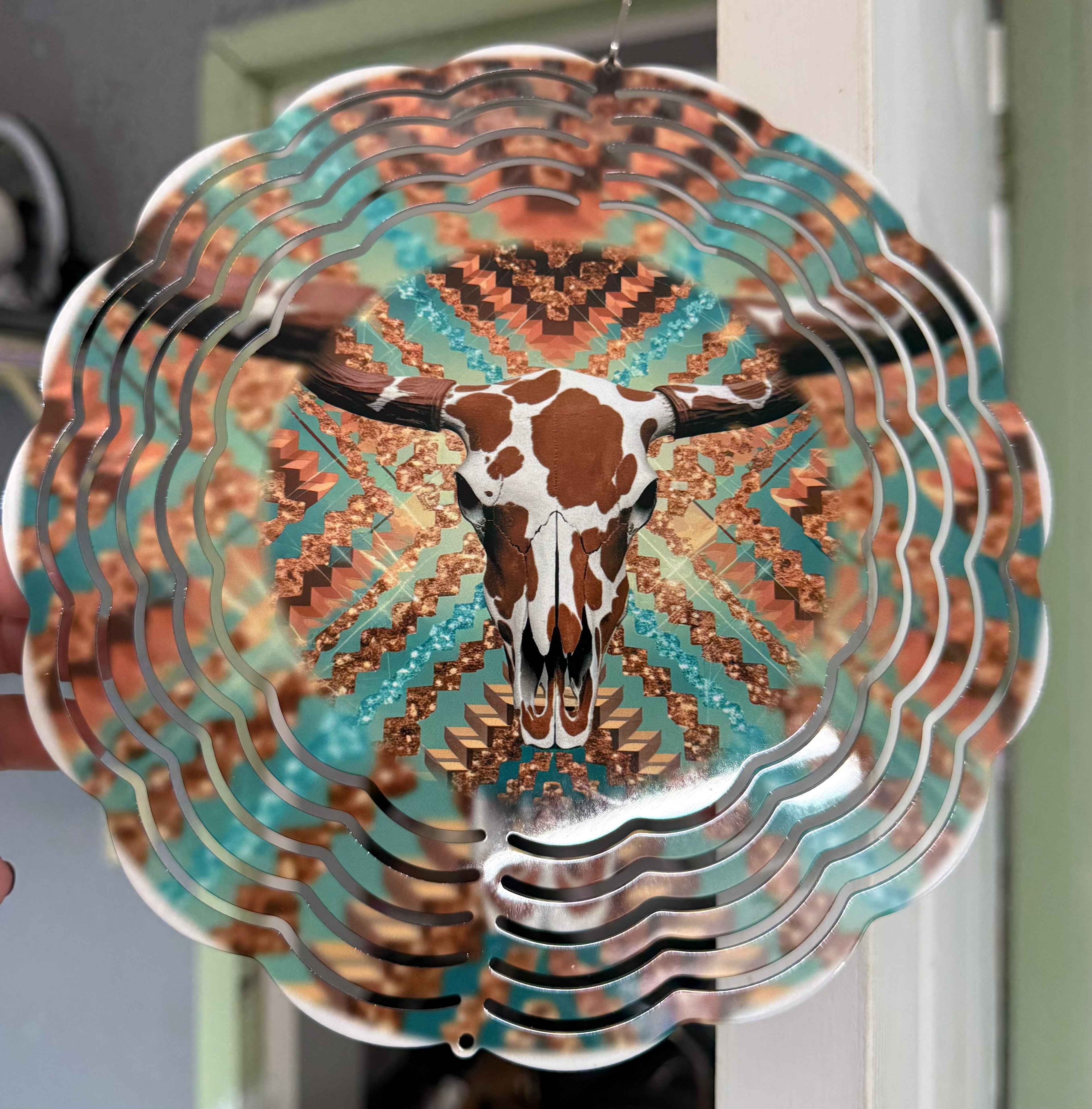 Long Horn Wind Spinner