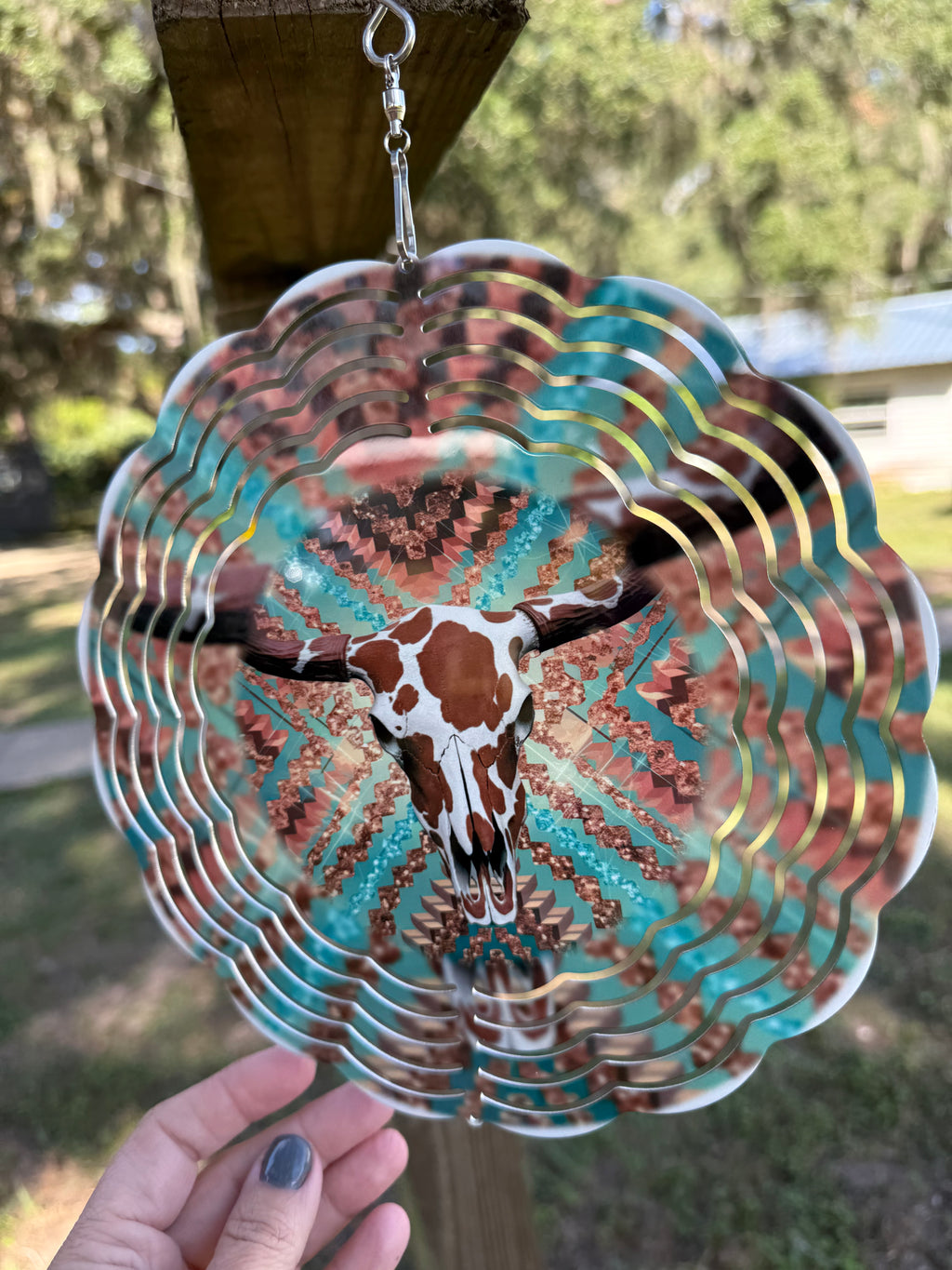 Long Horn Wind Spinner