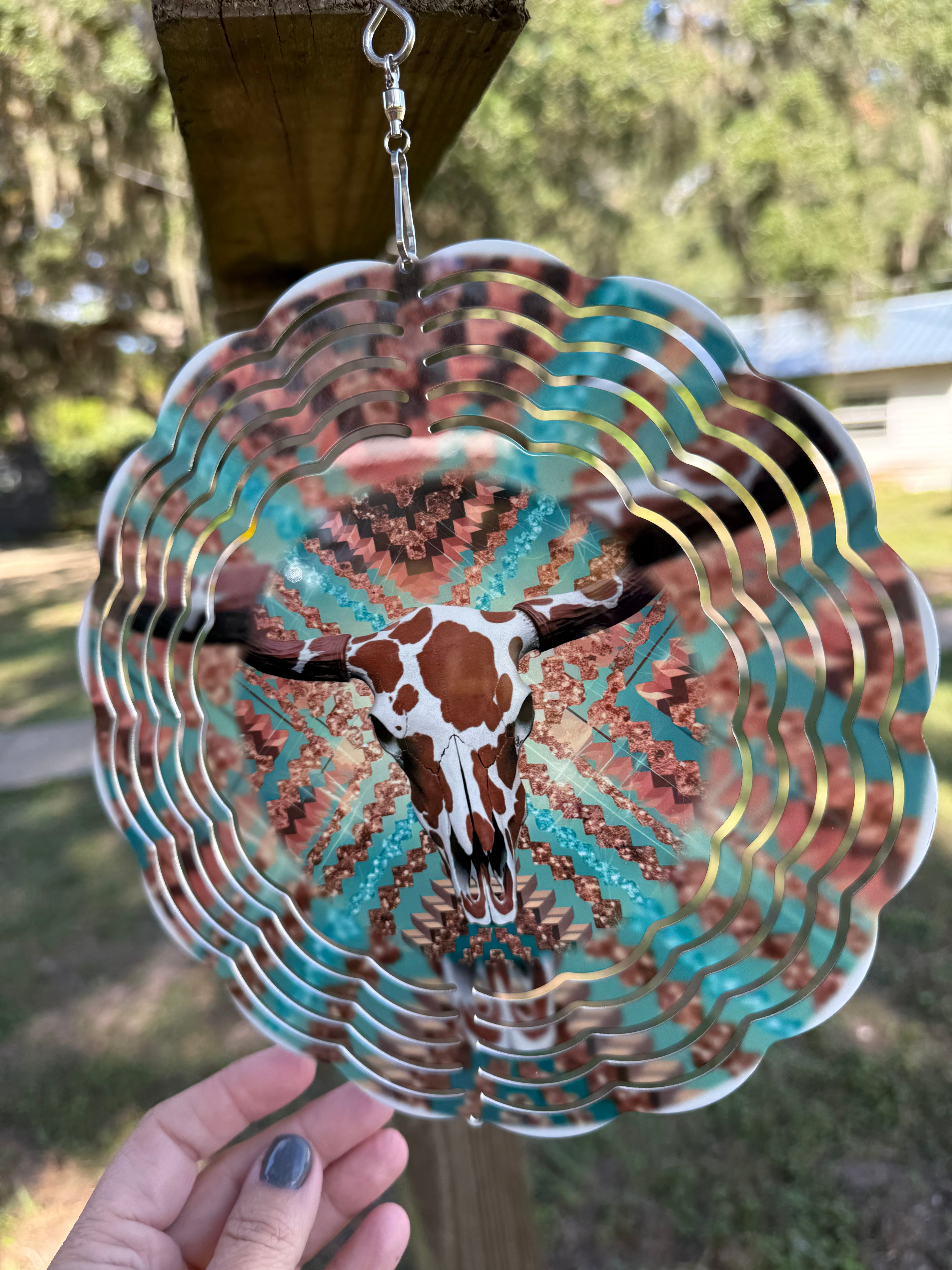 Long Horn Wind Spinner