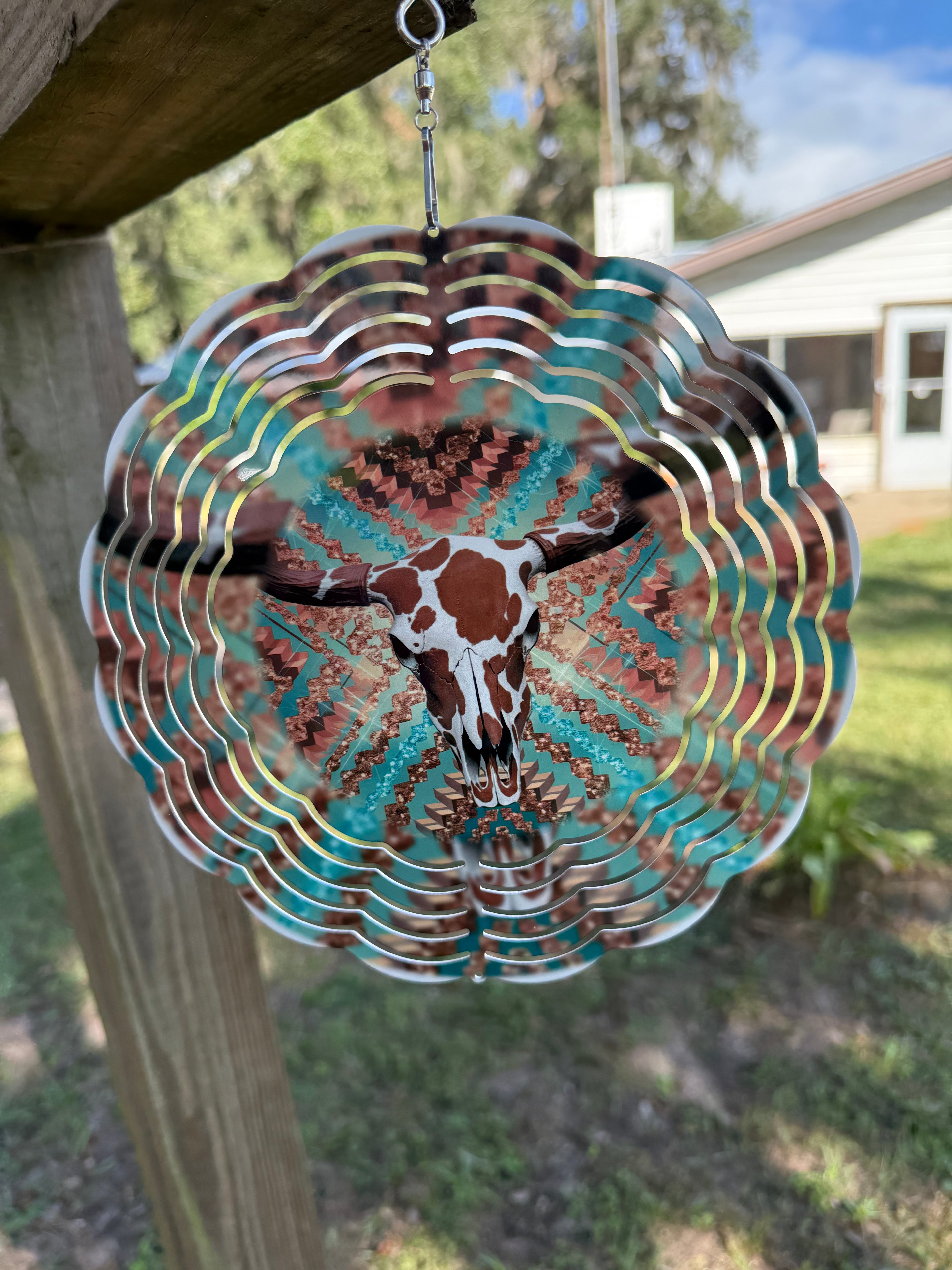 Long Horn Wind Spinner