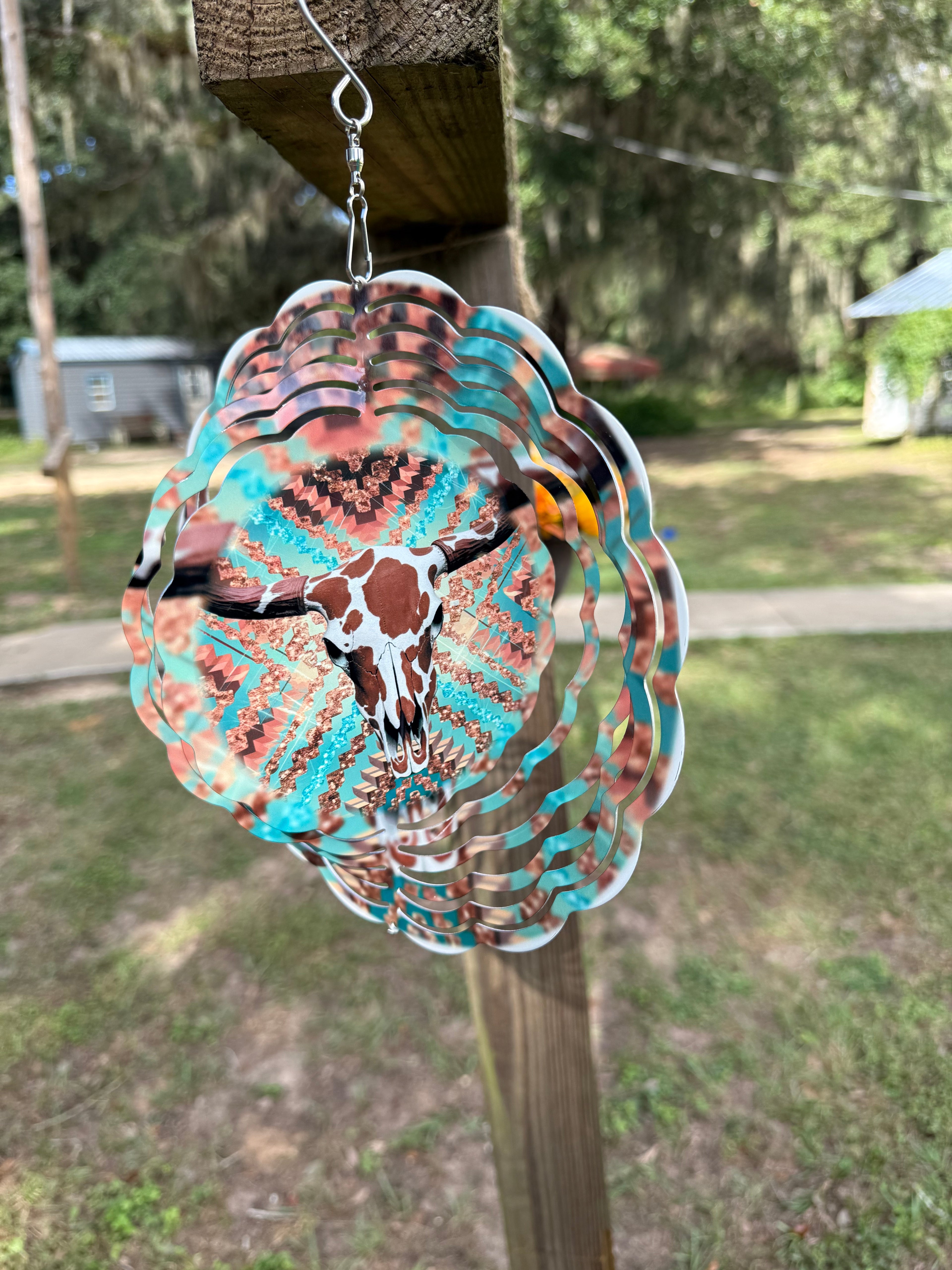 Long Horn Wind Spinner