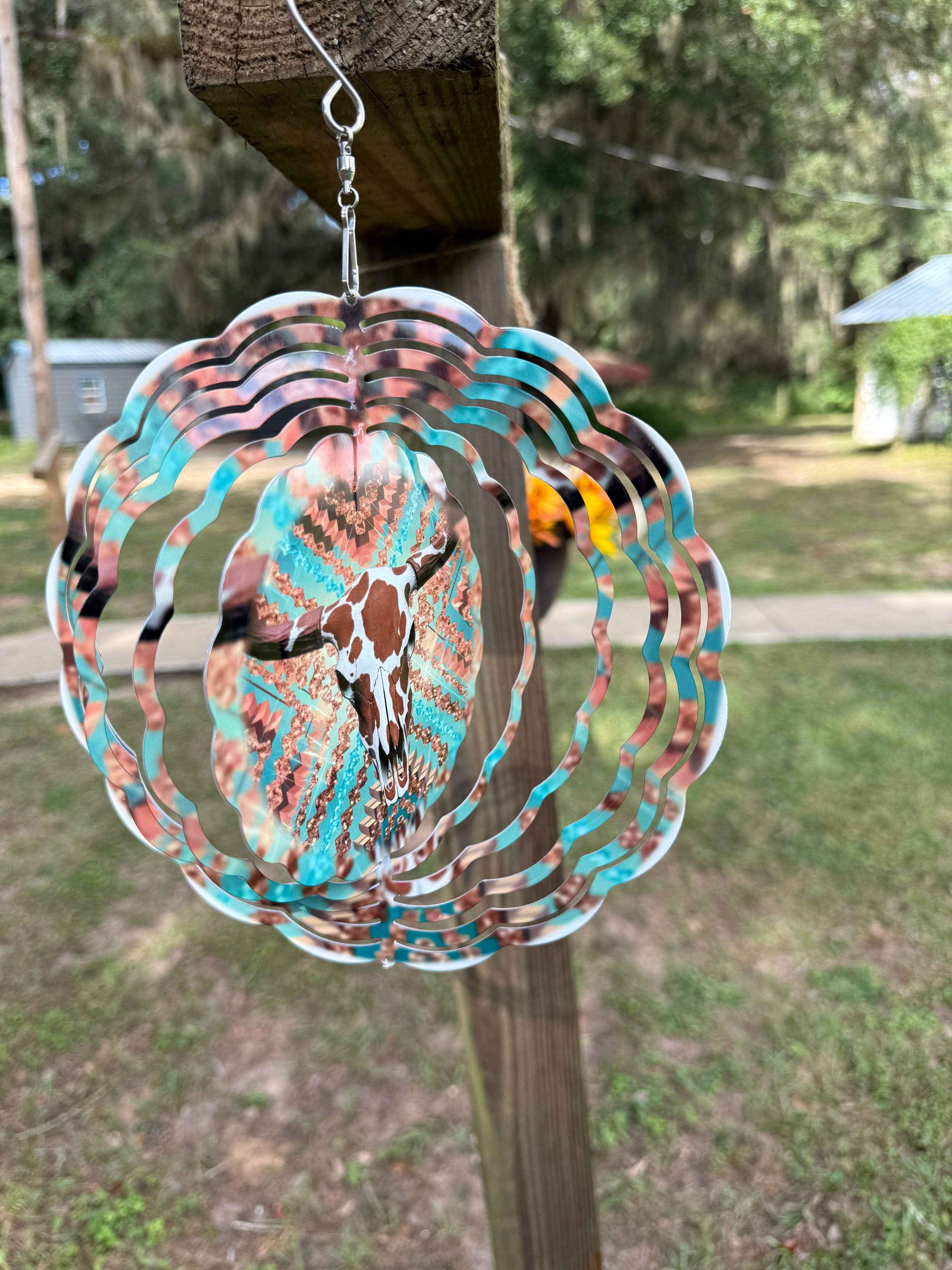 Long Horn Wind Spinner